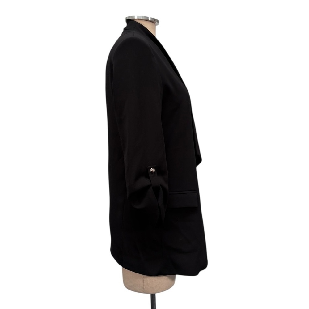 ZARA Draped Slouch Sleeve Blazer Size Small - Picture 2 of 10